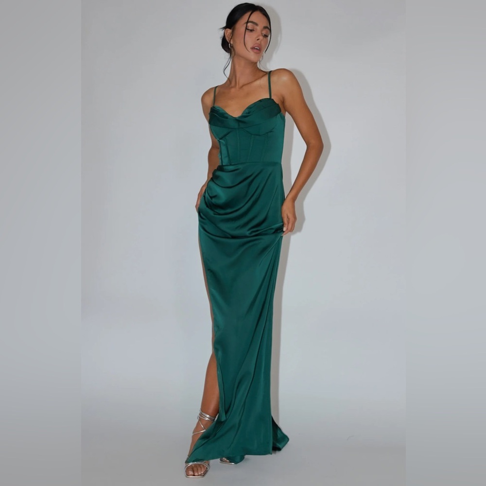 Selfie Leslie Emerald Maxi Dress size S‎